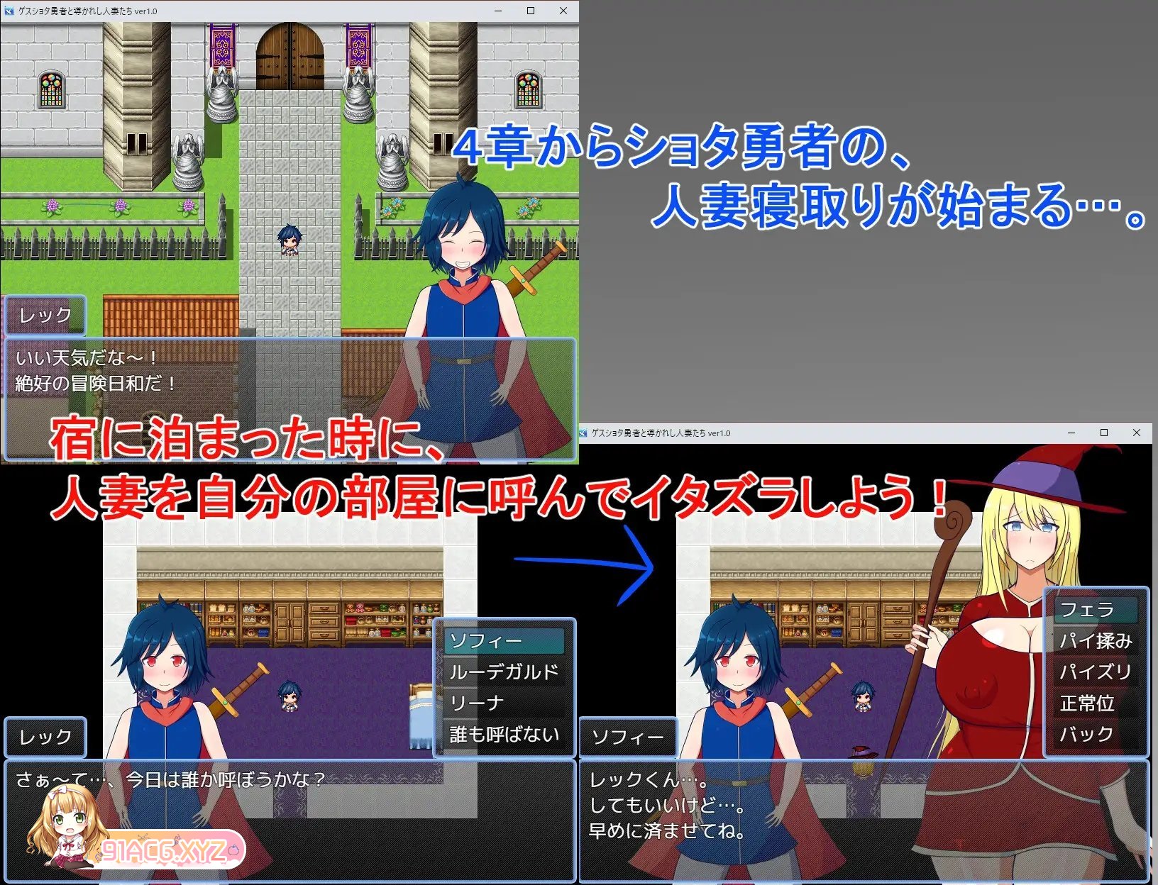 [RPG/汉化/NTL]猥琐正太勇者与引导的人妻们 AI汉化版+全CG存档[新汉化][FM/1.2G/百度]-第9张-游戏-次元小屋-ACG交流分享论坛