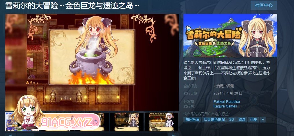 [精品ARPG/汉化]雪莉尔的大冒险～金色巨龙与遗迹之岛～V1.01 官方中文步兵版[新作][FM/1.1G/百度]-第8张-游戏-次元小屋-ACG交流分享论坛