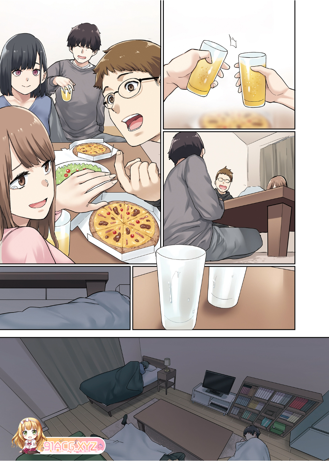 [2D中字/彩色/无码]在女朋友不在期间，无时无刻中出她的亲友[75p/124m]-第2张-漫画-哥特动漫王国-ACG交流分享论坛