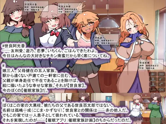 [SLG/PC/AI汉化] 催○家族計画S――理想の家族の守り方・サブスク催○防衛術(悪用しないでください) [FM/1G/夸克OD]-第2张-游戏-哥特动漫王国-ACG交流分享论坛