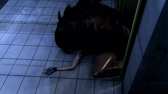 [3D社保/无修/CV] 依雯&amp;妮妮：Jill Valentine-Alternate.Ending 吉尔 性感黑丝巨乳女警惨遭怪物侵犯中出 [-第5张-动漫-次元小屋-ACG交流分享论坛