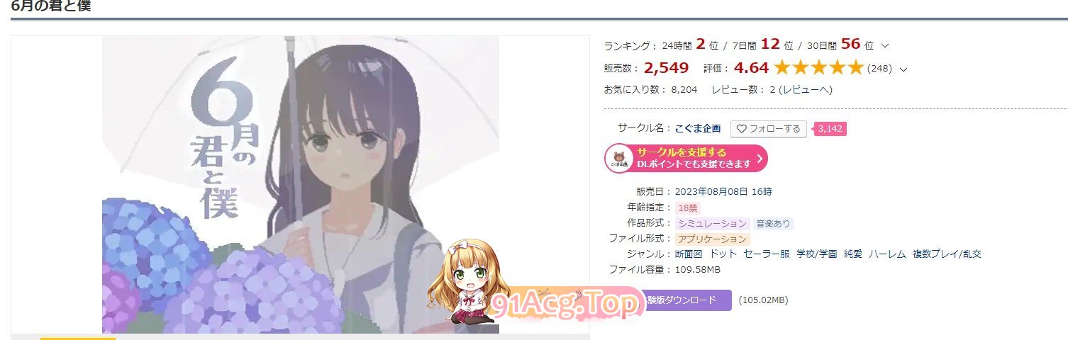 [像素SLG/汉化/动态]你与我的6月 精翻汉化版+回想解放[新汉化][FM/140M/百度]-第2张-游戏-哥特动漫王国-ACG交流分享论坛
