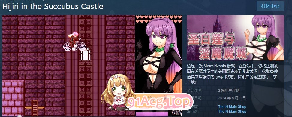 [像素ACT/中文/动态]圣白莲与淫魔魔城 官方中文版[新作][FM/400M/百度]-第2张-游戏-次元小屋-ACG交流分享论坛