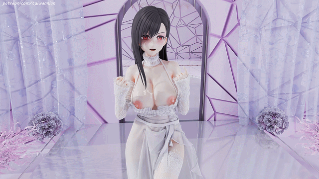 [3D动画] [MMD] 腿玩年：bl专属48 巨乳白色花嫁 渐脱热舞 [590M/百度云]-第4张-动漫-次元小屋-ACG交流分享论坛