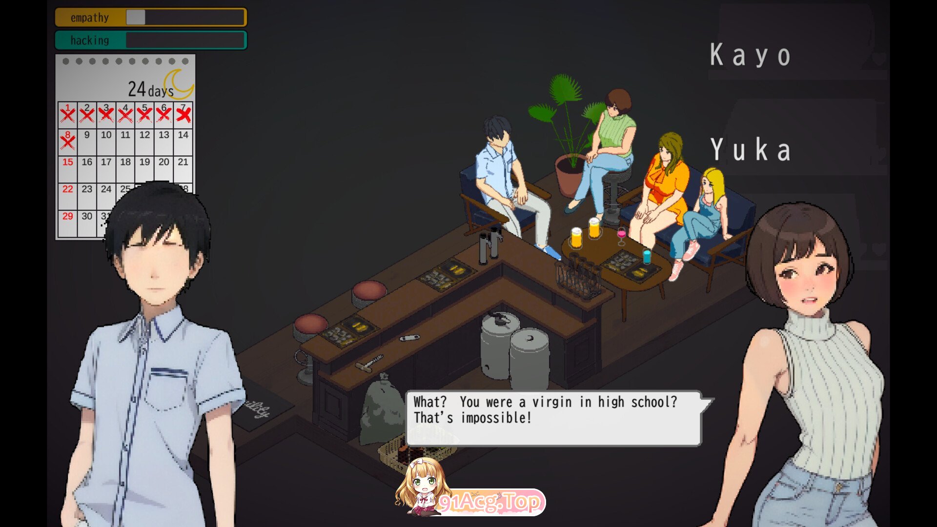 [SLG/PC/官中] 东京女大学生：书呆子与蜂王 Tokyo College Girls  The Nerd &amp; Queen Bees [FM-第5张-游戏-次元小屋-ACG交流分享论坛