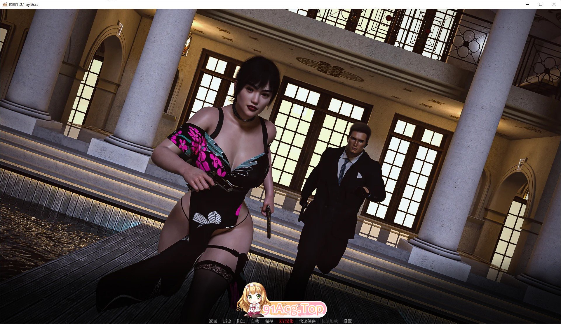[欧美SLG/汉化/动态]校园生活Ch.1 BETA AI汉化版[[C+安卓][FM/1.9G/百度]-第3张-游戏-哥特动漫王国-ACG交流分享论坛