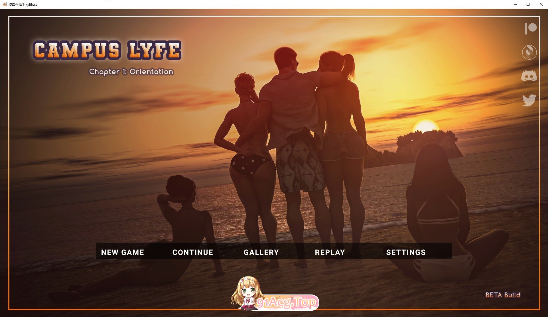 [欧美SLG/汉化/动态]校园生活Ch.1 BETA AI汉化版[[C+安卓][FM/1.9G/百度]-第1张-游戏-哥特动漫王国-ACG交流分享论坛