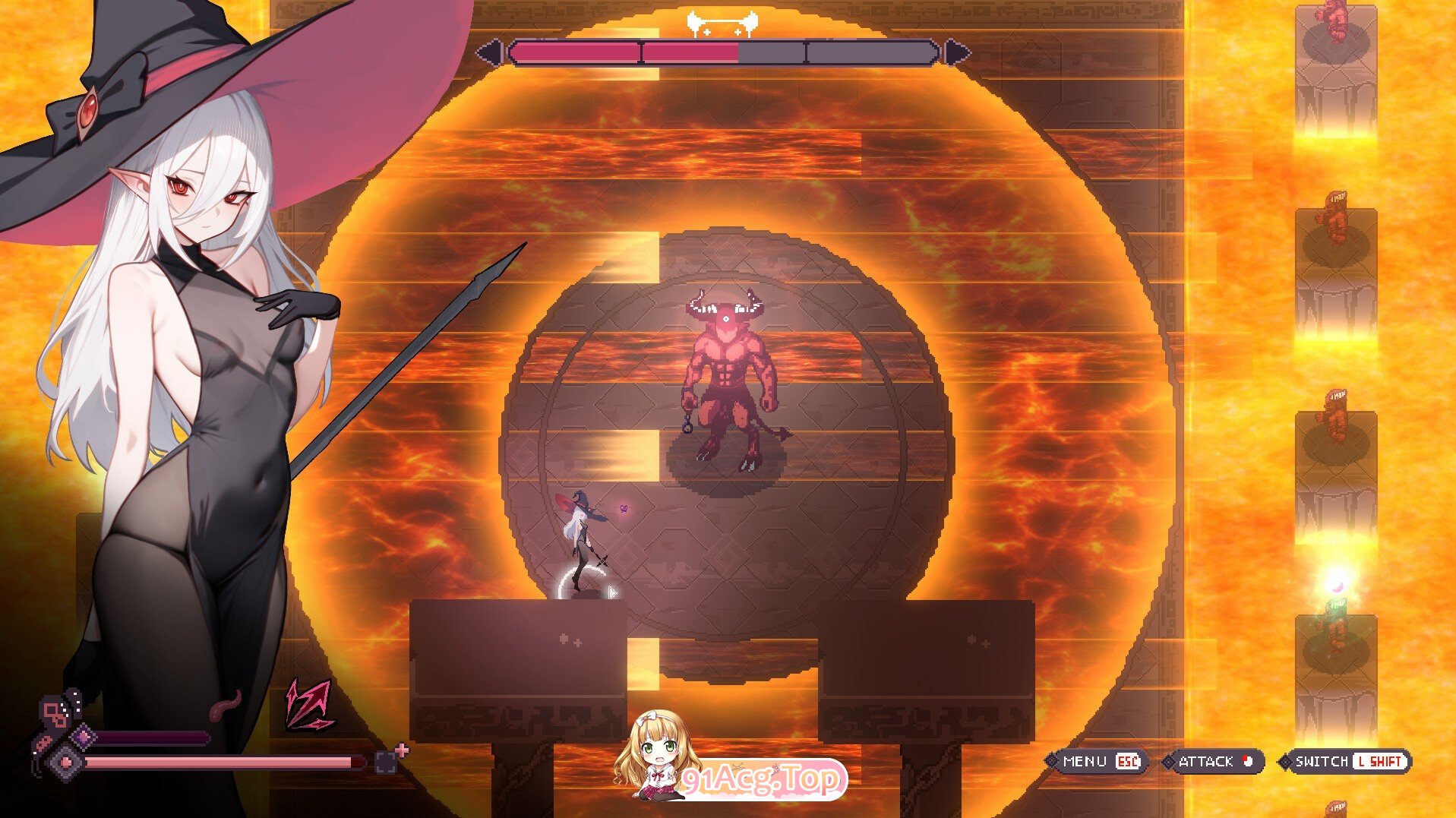 [像素ACT/汉化/动态]魔女的地牢V1.2.6.1 机翻汉化版+存档[新作][FM/1.7G/百度]-第5张-游戏-次元小屋-ACG交流分享论坛