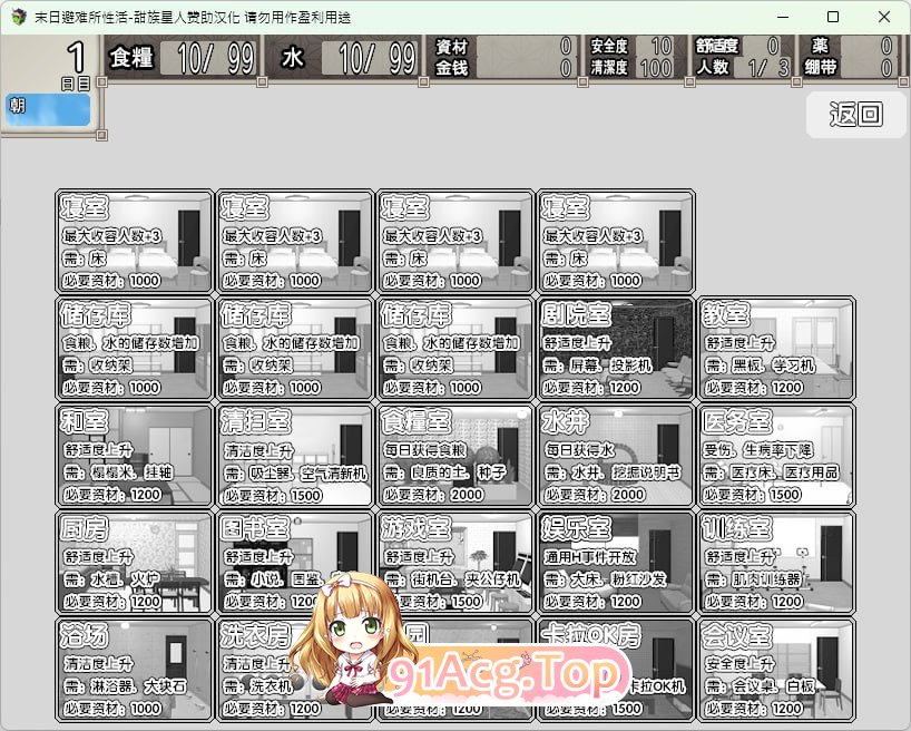 [SLG] [迅雷云/OD/FM]末日避难所性活/終末シェルター性活/汉化版（891m）-第2张-游戏-次元小屋-ACG交流分享论坛