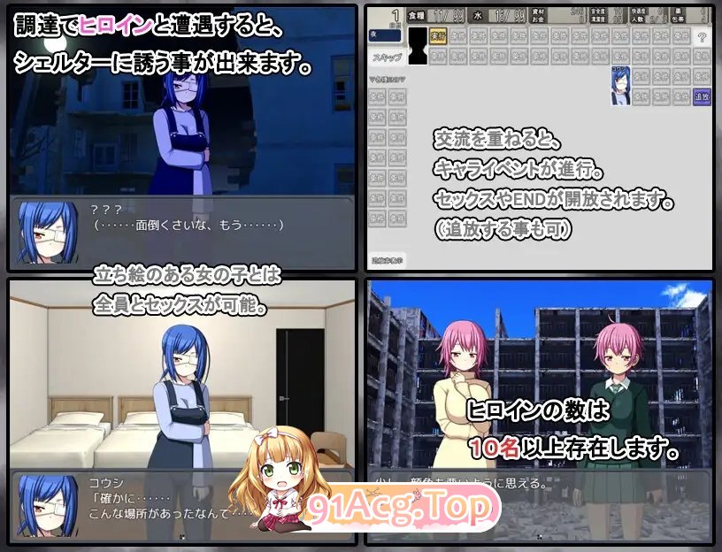 [热门生存SLG/汉化]末日避难所性活 精翻汉化版+存档[新汉化][FM/900M/百度]-第7张-游戏-次元小屋-ACG交流分享论坛
