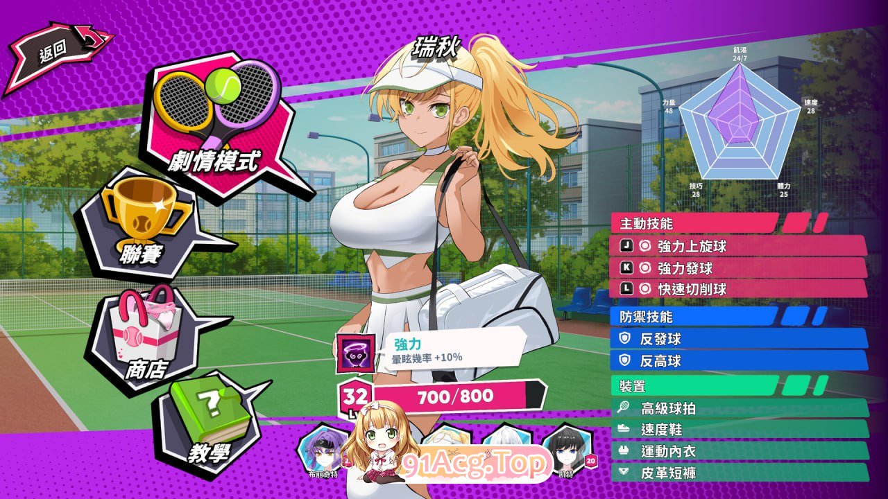 [SLG/中文/动态]网球天使EX  STEAM官方中文Demo版[新作] [FM/1.5G/百度]-第12张-游戏-次元小屋-ACG交流分享论坛