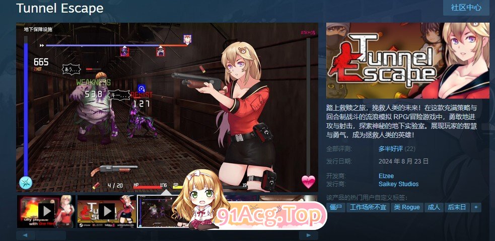 [末日探索RPG/中文/全动态]隧道逃生V1.1.0sn STEAM官方中文步兵版+存档[更新/战斗H][FM/2.2G/百度]-第2张-游戏-哥特动漫王国-ACG交流分享论坛