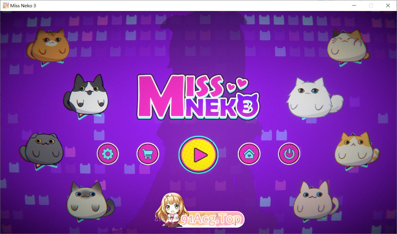 [互动SLG/中文/全动态]迷幻之城：Miss Neko3 STEAM官中步兵版+全CG[FM/百度/微云][1G/全CV]-第1张-游戏-风花雪月-ACG交流分享论坛
