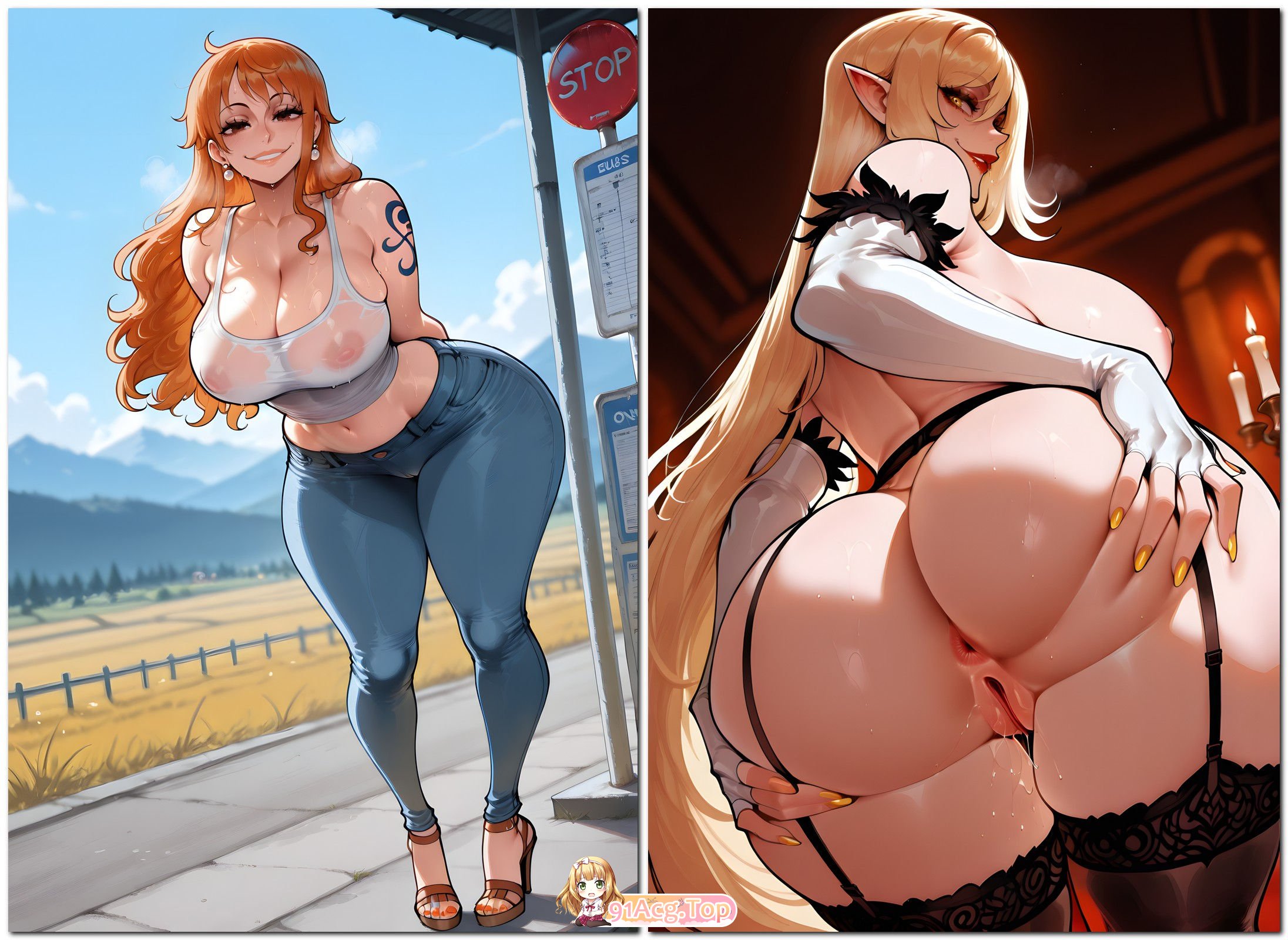 [DreamcoreArt] AI作者5本 tag 爆乳超大屁股肉腿动漫少女情趣内衣后入中出爆浆[122P/582M/FM]-第3张-漫画-风花雪月-ACG交流分享论坛