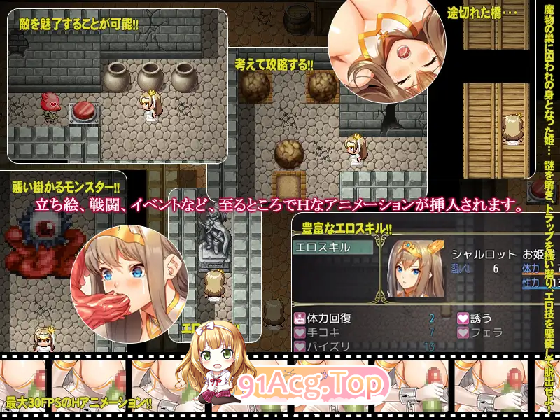 [RPG/汉化/全动态/CV]夏尔公主的越狱方法 V1.0巴比伦汉化版+CG存档[PC+安卓][FM/3.5G/百度]-第8张-游戏-哥特动漫王国-哥特萝莉社