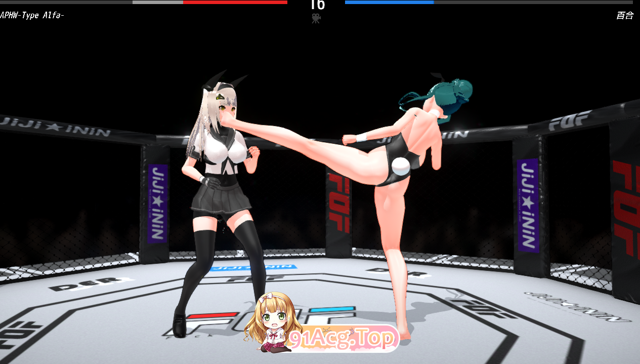 [动态3D对战//PC/高自由度扭脸]Fuck or Fight ~少女格斗场[OD/FM/百度][380M]