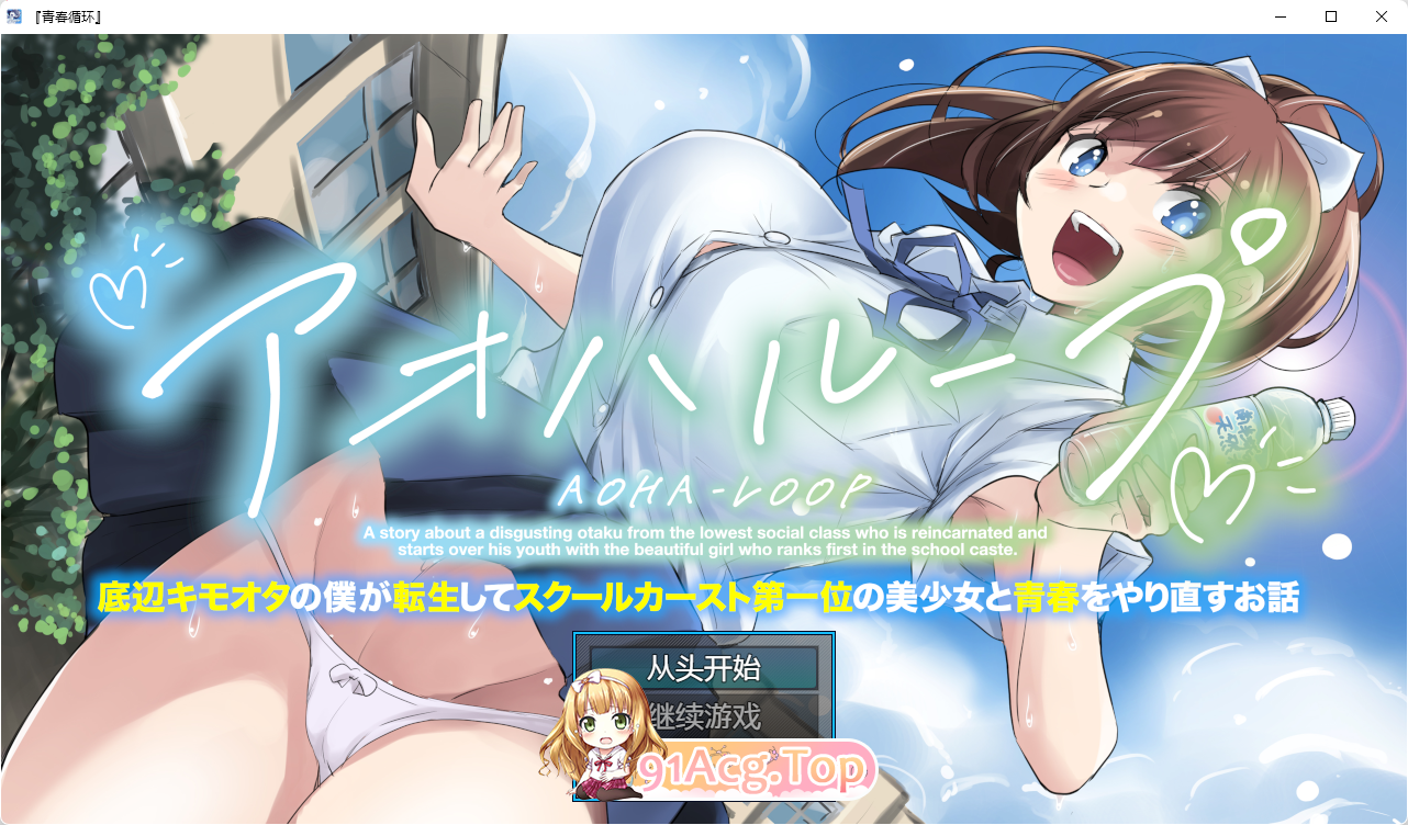 [RPG/汉化/NTR]青春轮回 身为底层恶心宅的我转生后与校园阶级第一的美少女重过青春 内嵌AI汉化版+CG集 [新汉化] [FM/1.6G/百度]