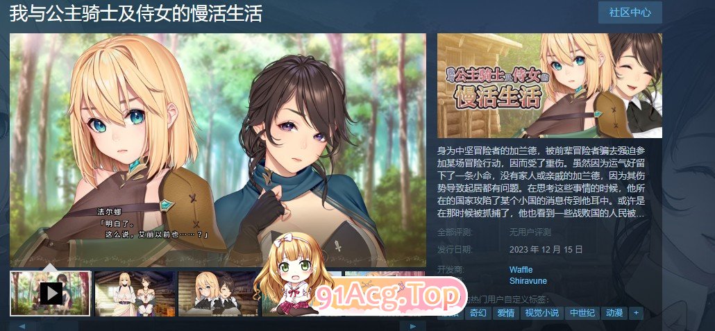 [SLG/汉化]我与公主骑士及侍女的慢活生活 AI汉化追加版+全CG存档 [FM/百度/微云][3G]-第2张-游戏-次元小屋-ACG交流分享论坛