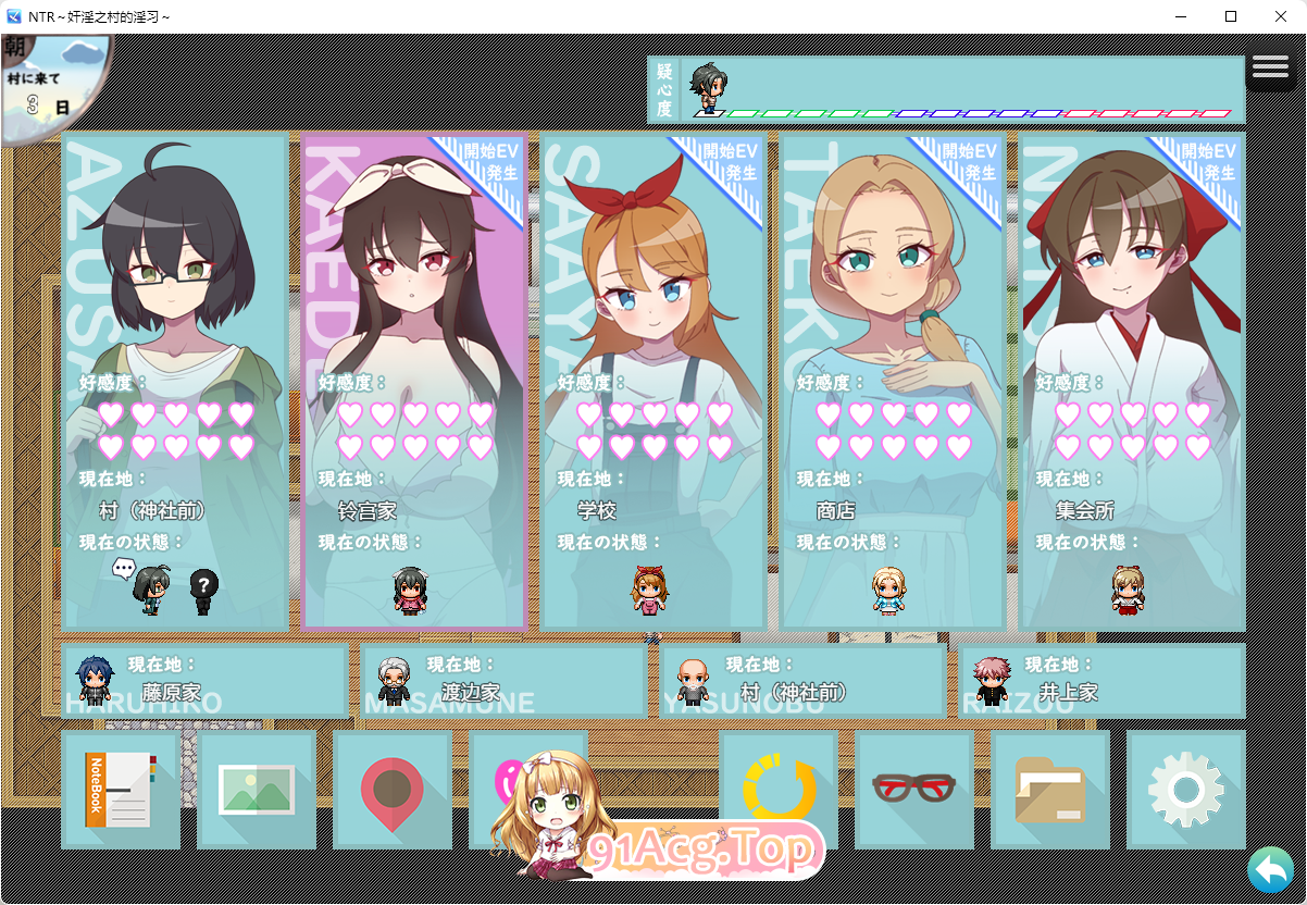 [RPG/汉化/CV/NTR]NTR ~奸淫之村的淫习~v3 内嵌AI汉化版 [新汉化] [FM/1.8G/百度]-第3张-游戏-次元小屋-ACG交流分享论坛