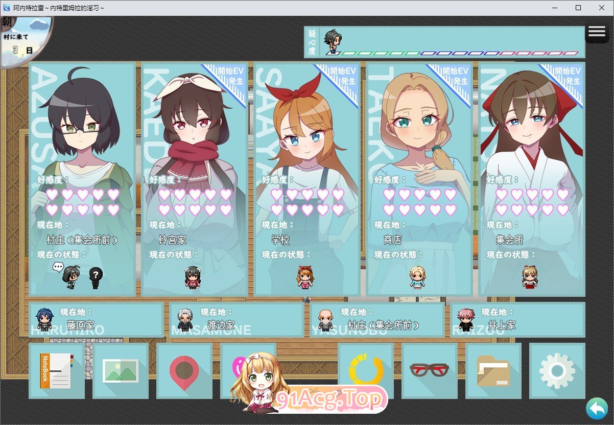 [RPG/汉化]NTR ~奸淫之村的淫习~V3 内嵌AI汉化版+存档[更新][FM/1.9G/百度]-第3张-游戏-次元小屋-ACG交流分享论坛