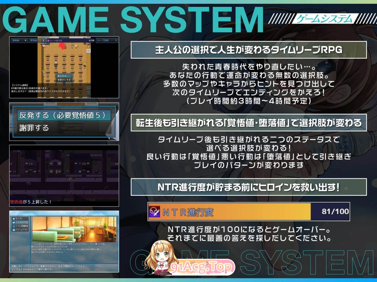 [RPG]  [迅雷云/FM]青春轮回 身为底层恶心宅的我转生后与校园阶级第一的美少女重过青春/AI汉化 pc [1.58G]-第6张-游戏-次元小屋-ACG交流分享论坛