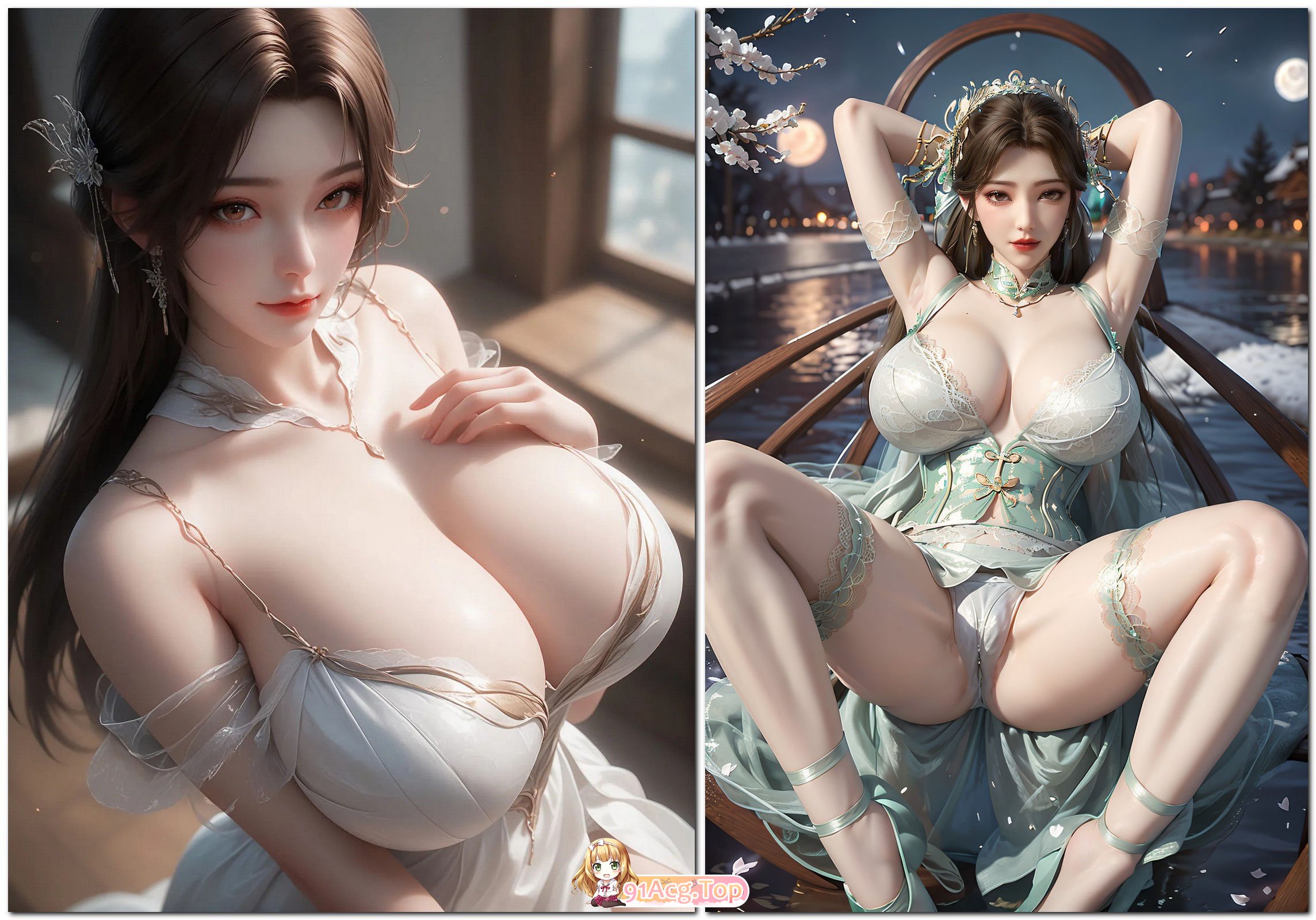 [AI Generated] 国漫女神4本 tag 爆乳大屁股情趣内衣美腿女上位后入中出爆浆[260P/1.05G/FM]-第3张-漫画-次元小屋-ACG交流分享论坛