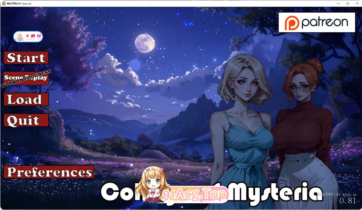 [欧美SLG/汉化/更新]神秘学院 College of Mysteria0.81 AI汉化版 PC+安卓 [FM/百度/微云][1.5G]-第1张-游戏-哥特动漫王国