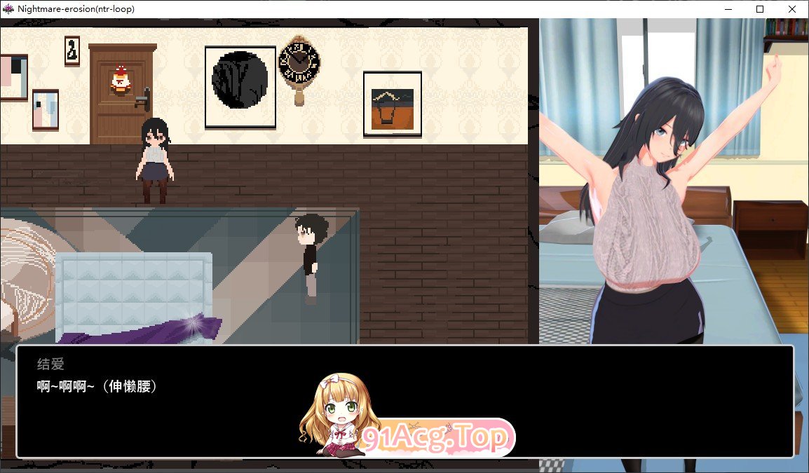 [像素互动SLG/中文/动态]噩梦侵蚀（NTR循环）Dev1.2 官方中文版[更新][FM/3.5G/百度]-第2张-游戏-次元小屋-ACG交流分享论坛