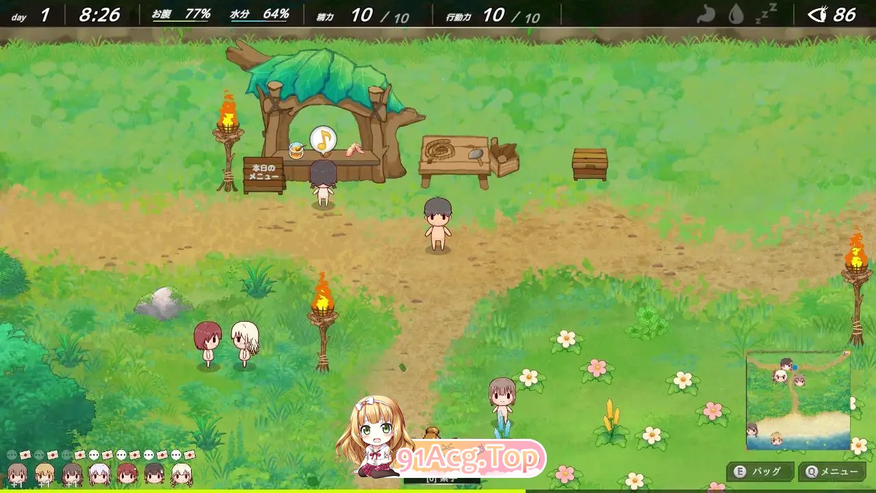 [生存SLG]悠哉生存记～无人岛的全裸少女～正式版[新作][FM/1.2G/百度]-第8张-游戏-哥特动漫王国