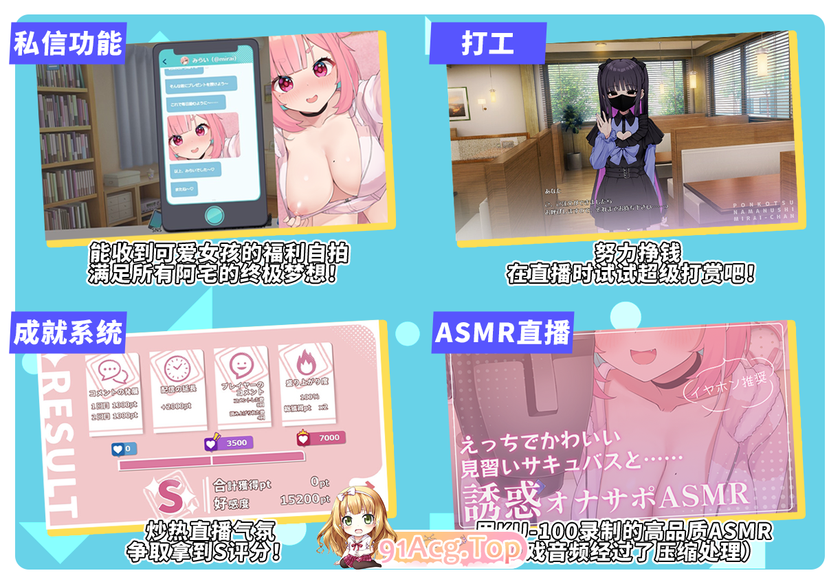 [精品SLG/中文]傻乎乎主播蔚来！STEAM官方中文版[新作][FM/1.7G/百度]-第3张-游戏-次元小屋-ACG交流分享论坛