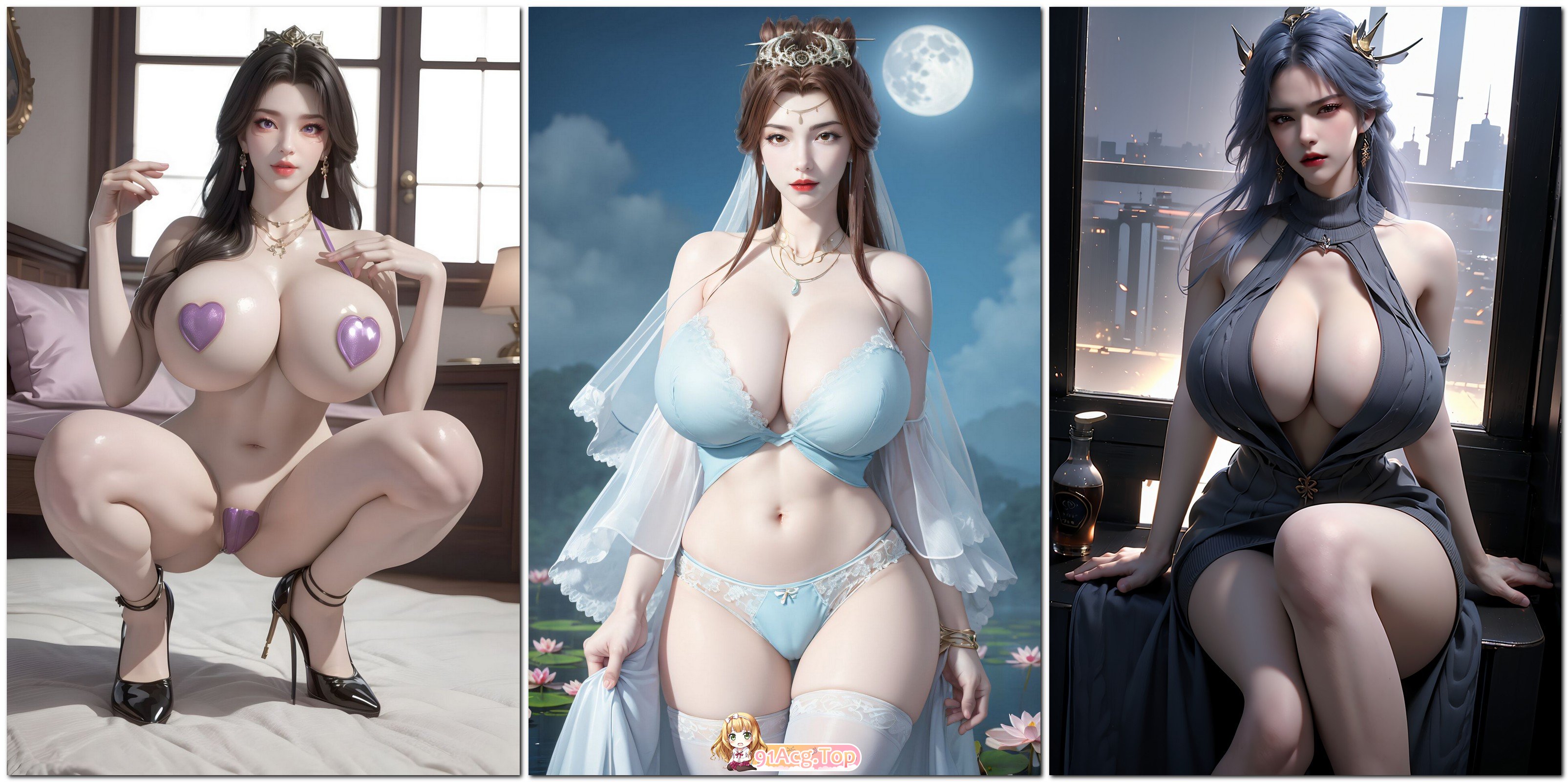 [AI Generated] 国漫女神15本 tag 爆乳翘臀粉嫩小穴古风御姐情趣内衣丝袜[1020P/1.54G/FM]-第14张-漫画-哥特动漫王国