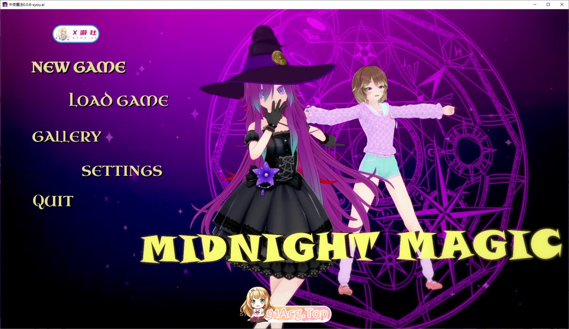 [日系SLG/汉化/动态]午夜魔法V0.0.8 AI汉化版[PC+安卓][FM/2.7G/百度]-第1张-游戏-哥特动漫王国