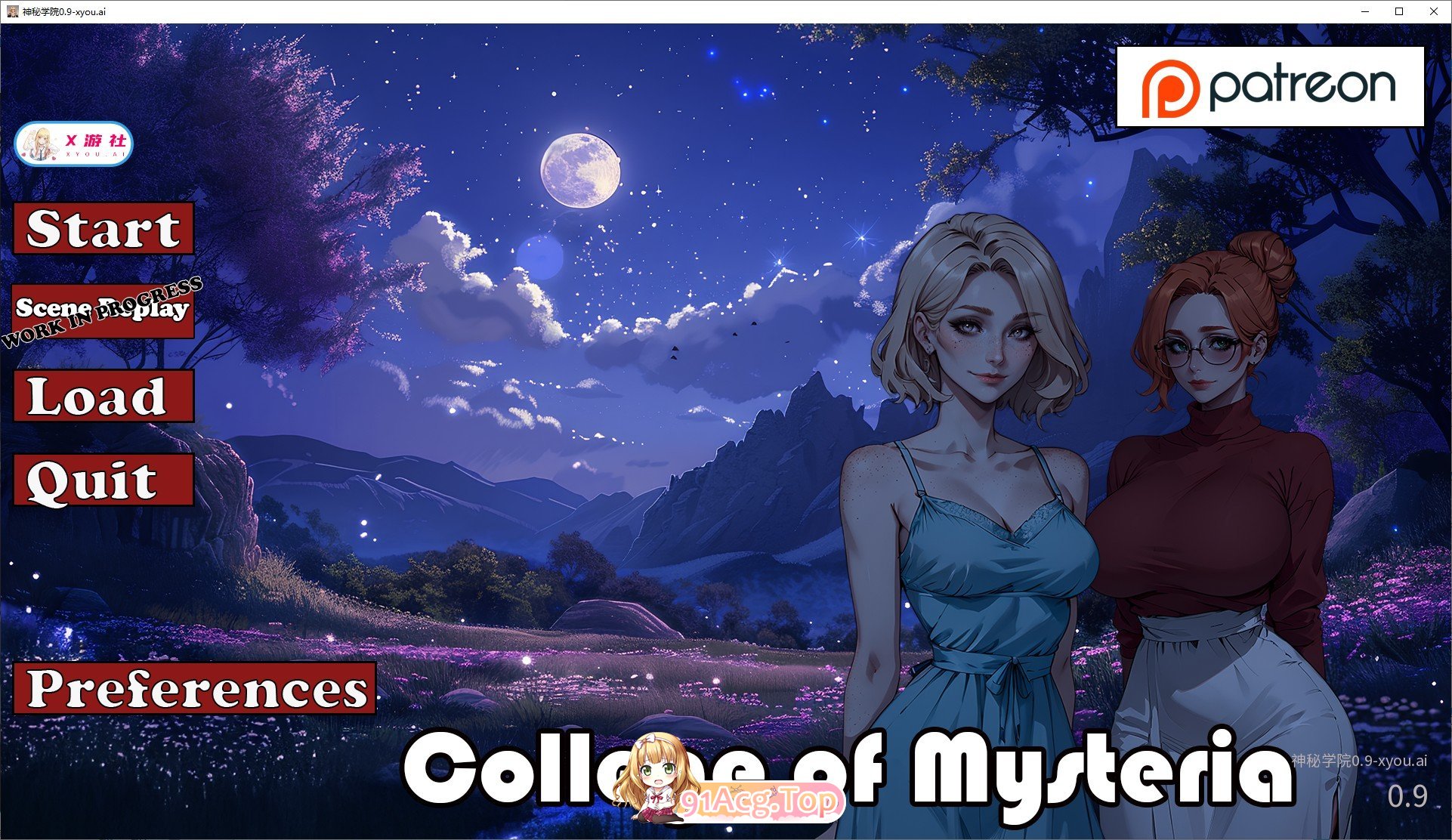 [欧美SLG/汉化]神秘学院V0.9 AI汉化版[PC+安卓][FM/2.1G/百度]