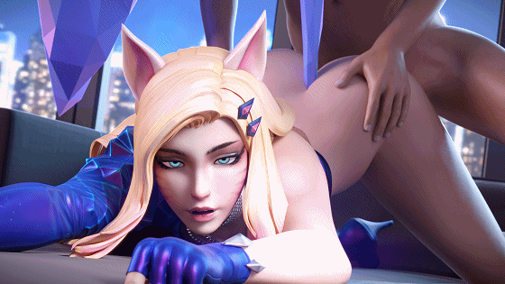 [3D动画/Nuttycravat] 7月新作：D.Va+阿狸 性感御姐后入爆肏中出 [778M]