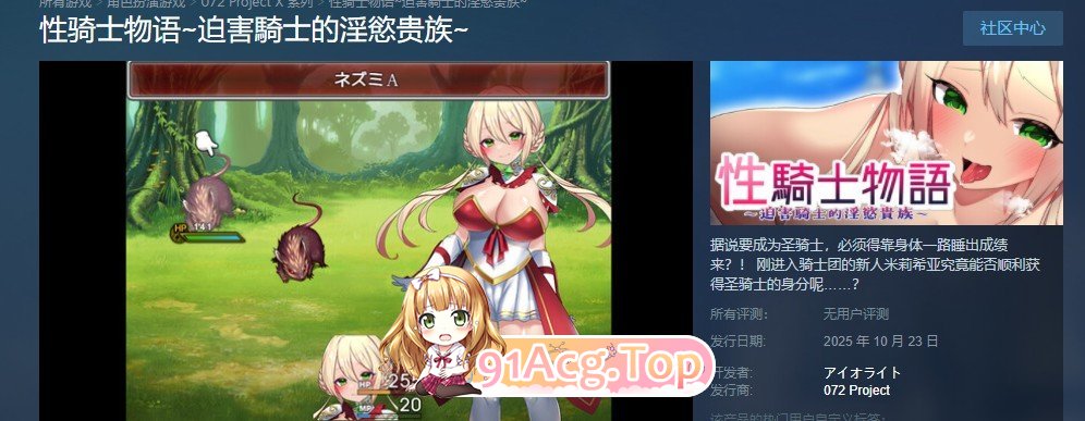[RPG/中文]性骑士物语~迫害少女的淫慾贵族~STEAM官方中文步兵版+存档[新官中][FM/910M/百度]