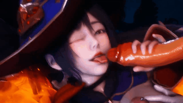 [3D动画/Elarbaby] 大佬11月新作：原神-万圣节淫欲魔女莫娜-4K [2.2G]