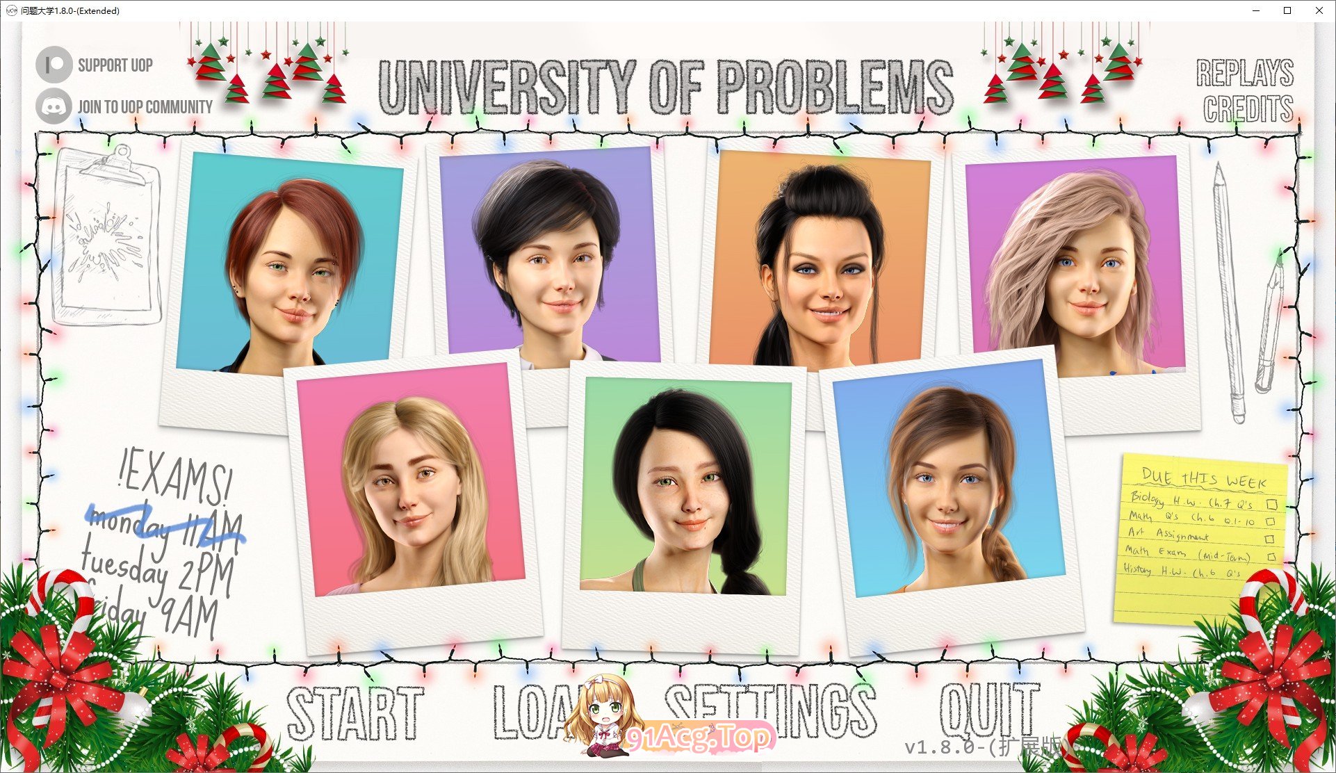 [欧美SLG/高渲染/动态]问题大学V1.8.0 Extended AI汉化版[FM/14G/百度]