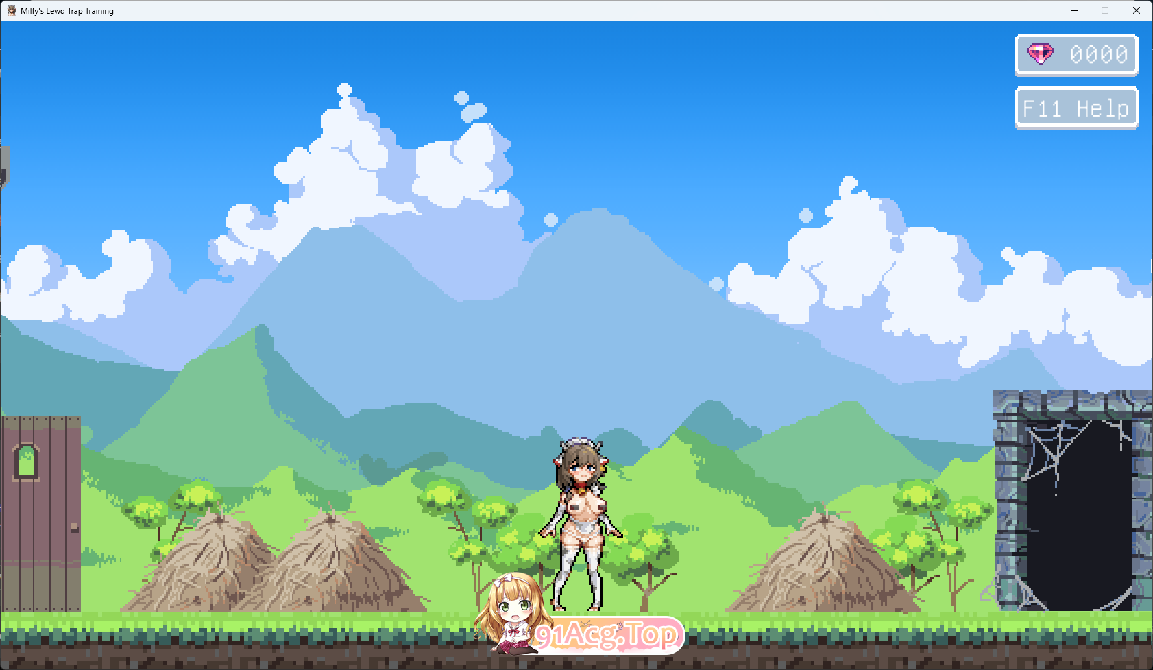 [像素ACT/中文/动态/CV] 牛娘米尔菲的淫欲陷阱调教～用触手×媚药×拘束来榨干高潮！～ 官方中文版 [新作] [FM/890M/百度]