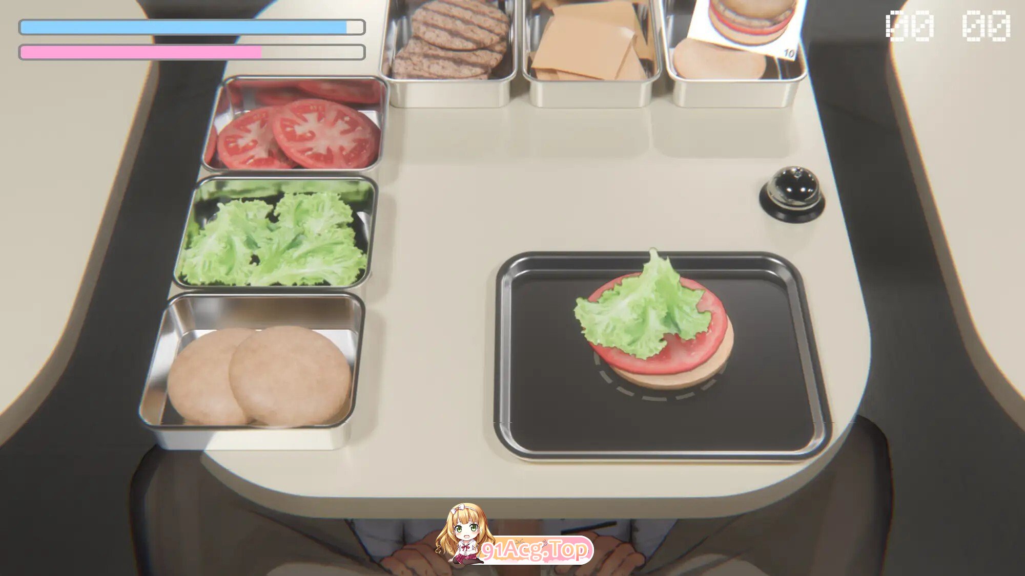 [SLG/动态/生肉] Four Nights at the Burger Shop ～ハンバーガー食べながら食べられるミニゲーム～ 动态生肉版 [201M]相关图片