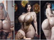 [patreon] 喵叻咯咪 真人AI图集3 tag 爆乳翘臀长腿马甲线模特少女情趣内衣cos丝袜[2000P/557M/FM]