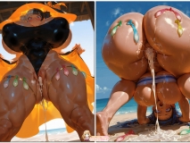 [AI未知作者] 图集2本 tag 超乳大屁股油亮皮肤丰满肉感避孕套战利品后入大量中出爆浆[298P/579M/FM]