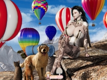 [3D/玫瑰花林]59 龚琳：热气球山谷[FM/110M/百度]